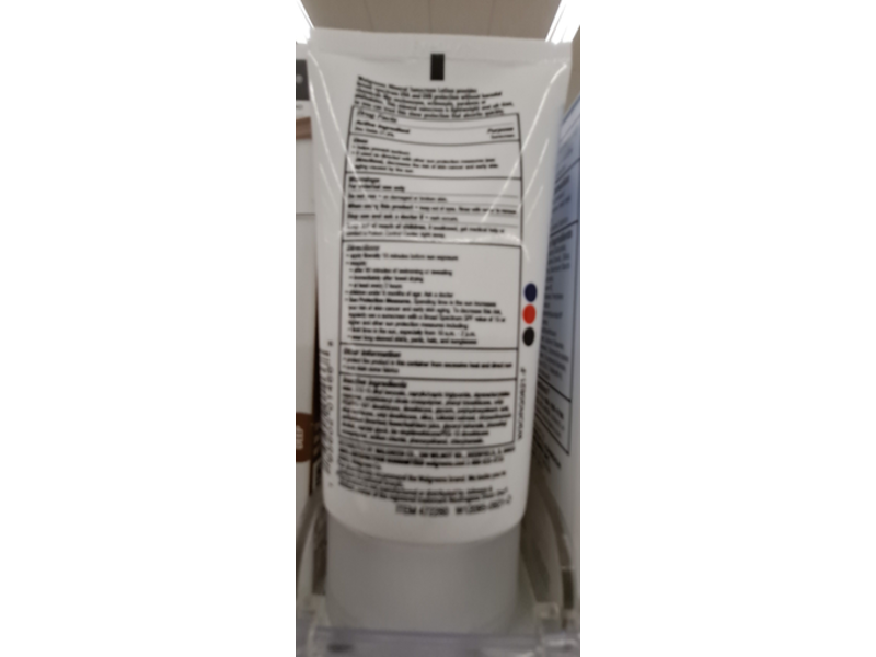 Walgreens Mineral Sunscreen. SPF 50, 2 fl oz/59 mL