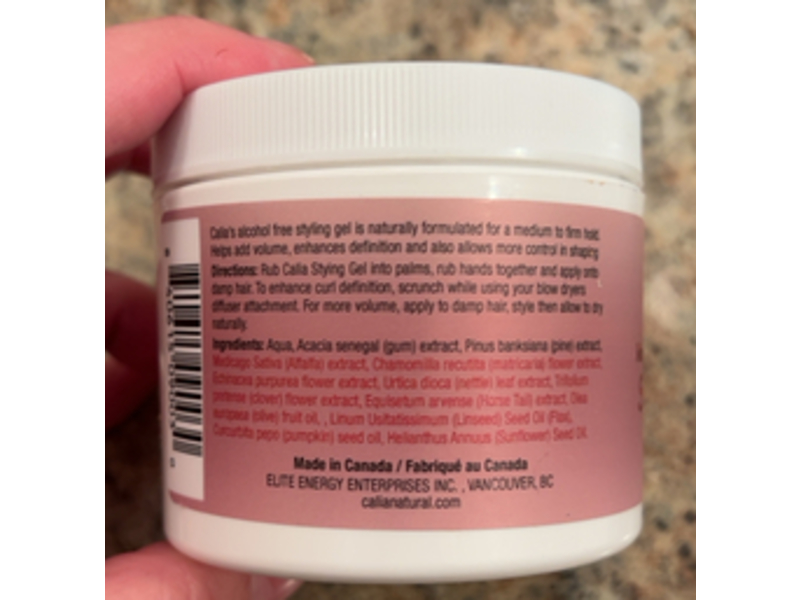 Calia Styling Gel Alcohol Free, 4 oz/120 mL