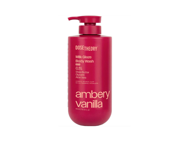 DoseTheory Milk Glaze Body Wash, Ambery Vanilla, 30.43 fl oz/900mL