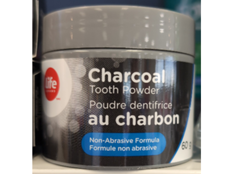 Life Brand Tooth Powder, Charcoal, 60 g