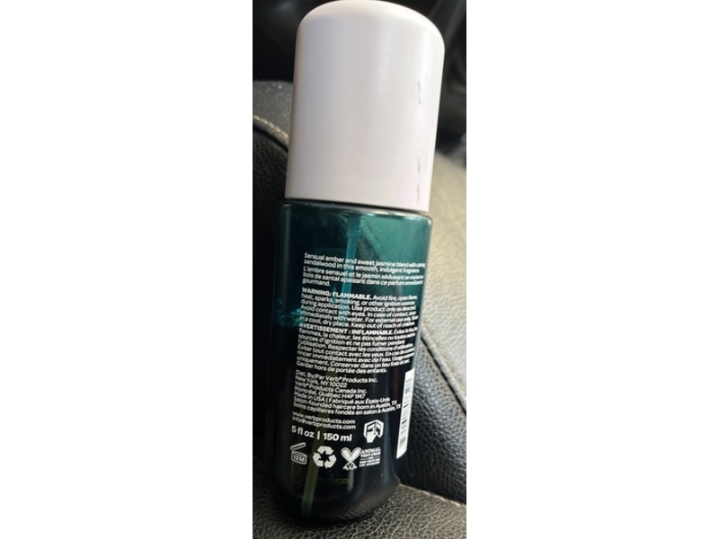 Verb Hair And Body Fragrance Mist, Amber & Jasmine, 5 fl oz/150 mL