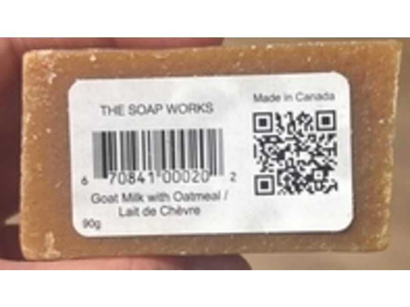 The Soap Works Bar Soap, Goat Milk, 90 g