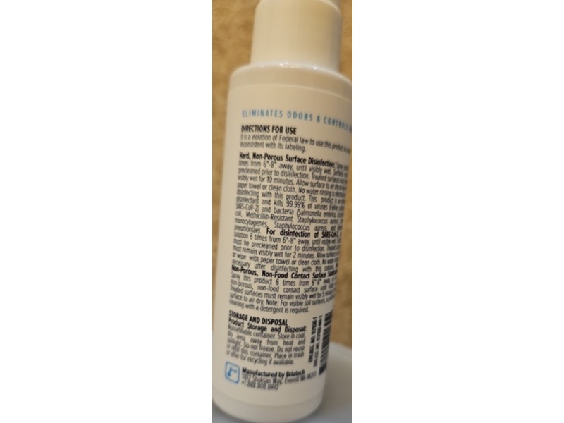 Briotech Sanitizer Disinfectant, 2 fl oz