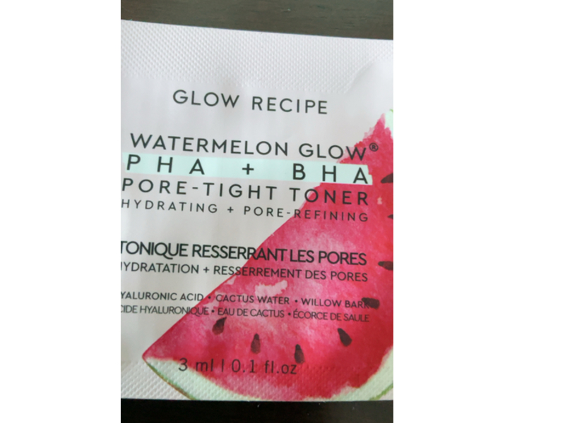 Glow Recipe Watermelon Glow PHA + BHA Pore-Tight Toner, 0.1 fl oz/3 mL