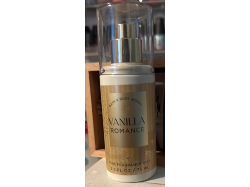Bath & Body Works Fine Fragrance Mist, Vanilla Romance, 2.5 fl oz/75 mL
