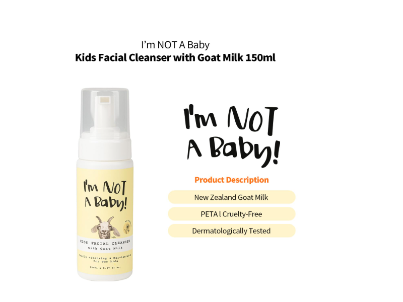 I'm Not A Baby! Kids Facial Cleanser, 5.07 fl oz/150 mL