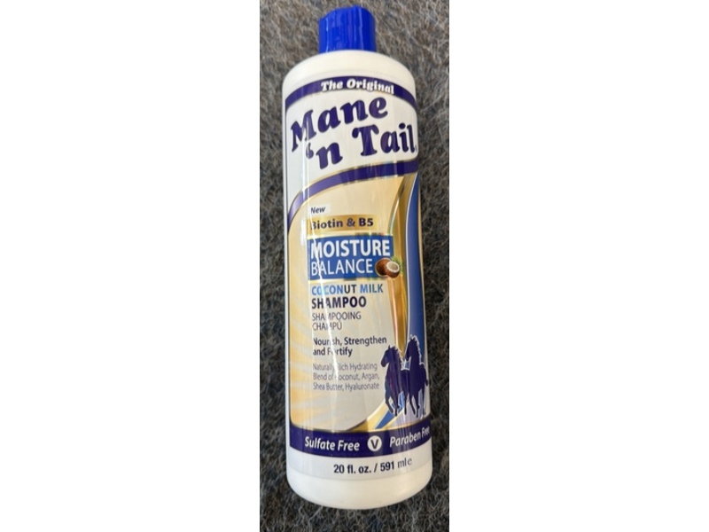 Mane 'n Tail Moisture Balance Shampoo, Coconut Milk, 20 fl oz/591 mL