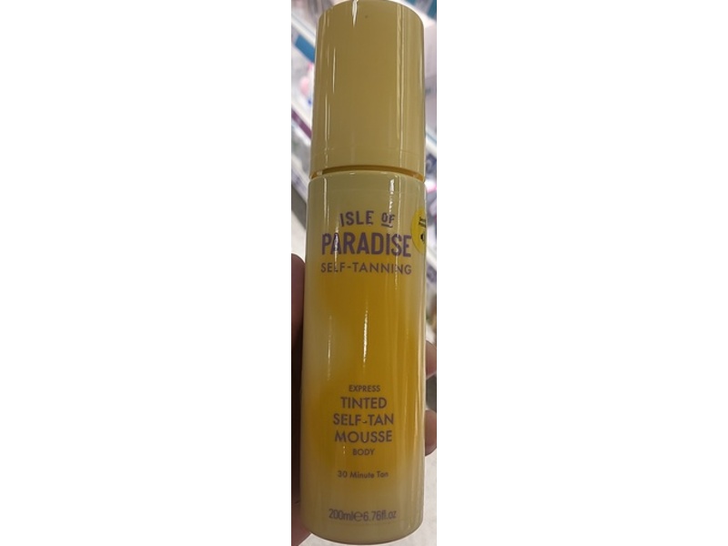 Isle of Paradise Express Tinted Self-Tan Mousse, 6.76 fl oz/200 mL