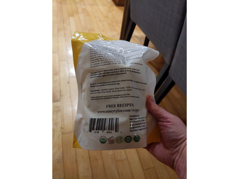 Mary Tylor Naturals Organic Shea butter, 16 oz/ 453 ml