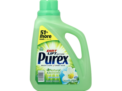 Purex Dirt Lift Action Detergent, Linen & Lilies, 50 Loads, 75 fl oz/2.2 L