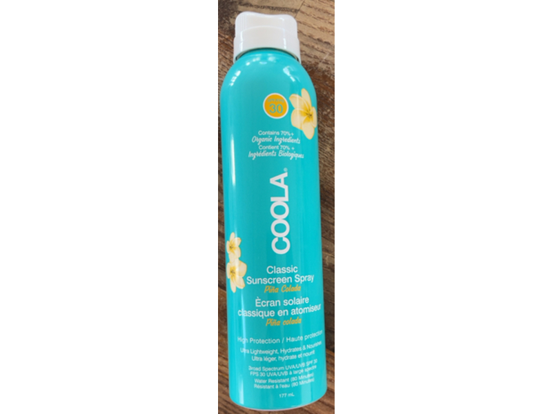 Coola Classic Sunscreen Spray, SPF 30, 177 mL