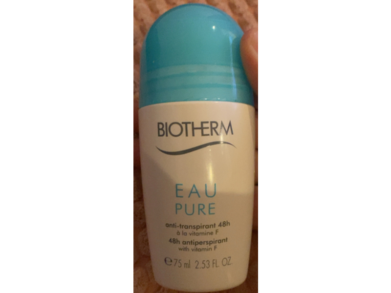 Biotherm Eau Pure Anti-Transpirant 48h, 2.53 fl oz/75 mL