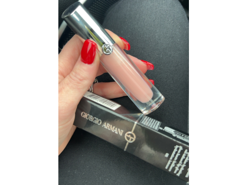 Giorgio Armani Lip-Shine Hydrating Lip Gloss, 08 Sugar Halo, 0.11 oz/5 mL