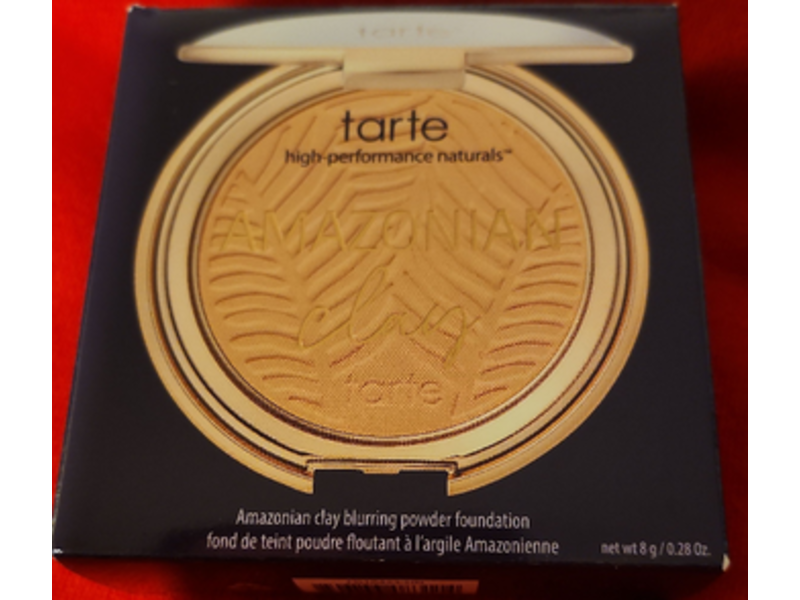 Tarte Amazonian Clay Blurring Powder Foundation, 20B Light Beige, 0.28 oz/8 g