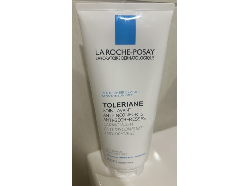 La Roche-Posay Toleriane Caring Wash Anti-Discomfort Facial Cleanser, 200 mL