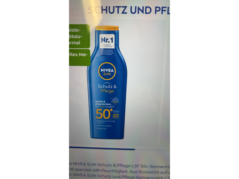Nivea Sun Protect & Moisture Lotion, SPF 50+, 200 mL