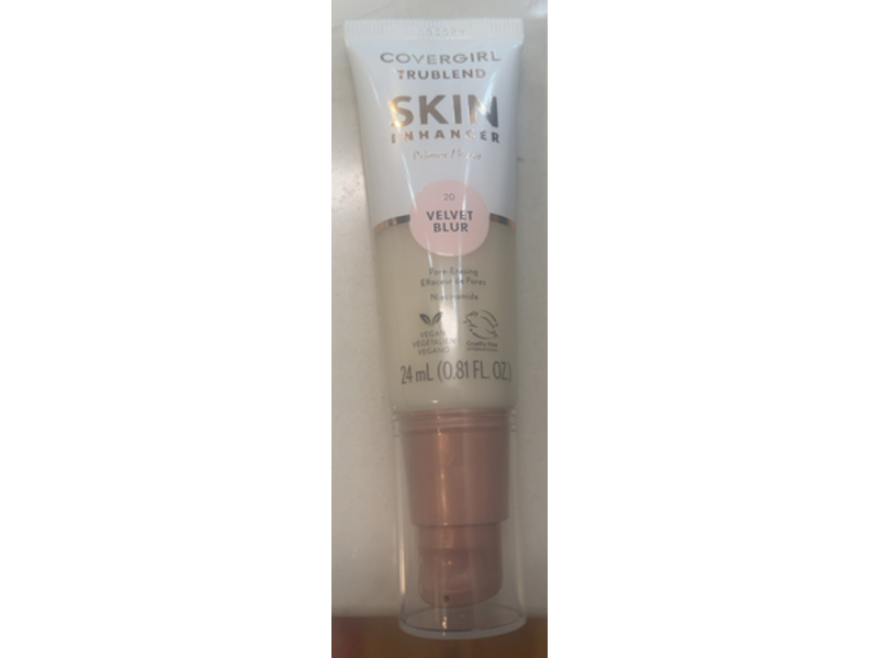 Covergirl Trublend Skin Enhancer Primer, 20 Velvet Blur, 0.81 fl oz/24 mL