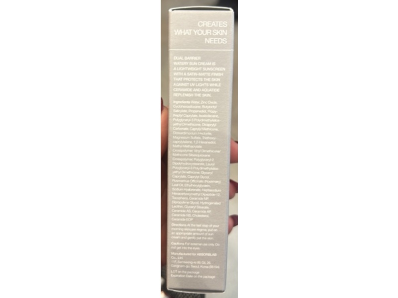 Celimax Dual Barrier Watery Sun Cream, SPF 50+ PA++++, 1.35 fl oz/40 mL