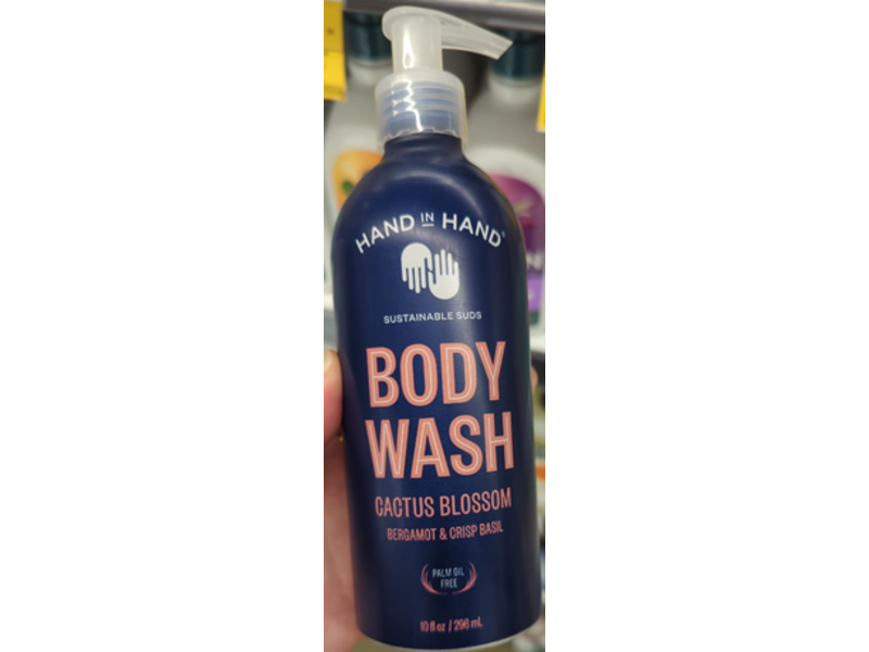Hand In Hand Body Wash, Cactus Blossom, 10 fl oz/296 mL, Pack Of 3