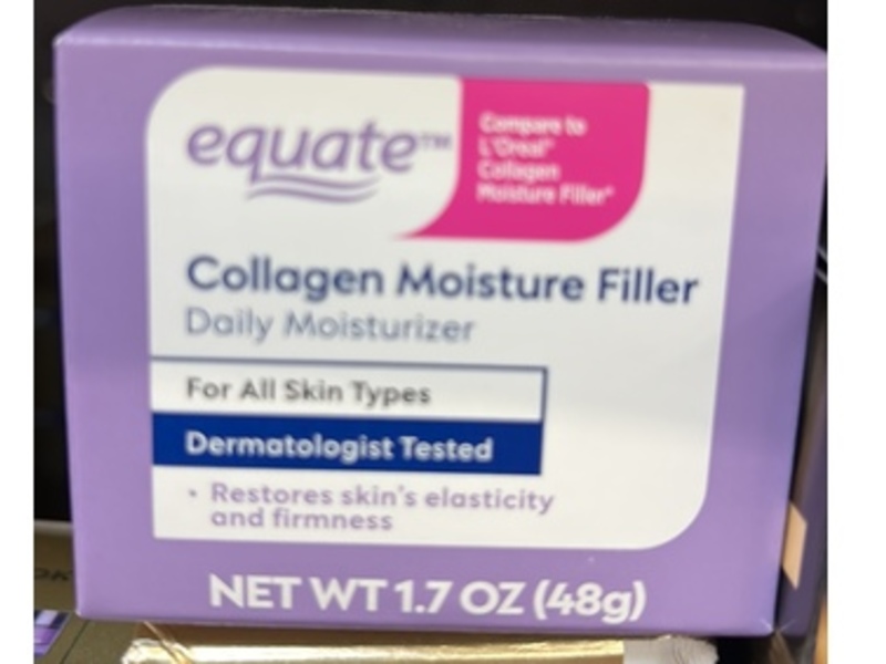 Equate Collagen Moisture Filler Daily Moisturizer, 1.7 oz/48 g