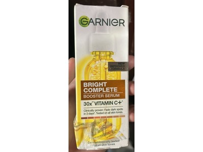 Garnier Bright Complete Booster Serum, Vitamin C+, 30 mL