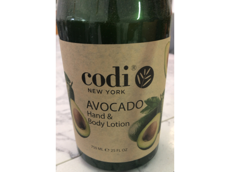 Codi Hand & Body Lotion, Avocado, 25 fl oz/750 mL