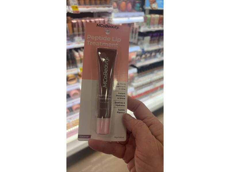 Mco Beauty Peptide Lip Treatment, Caramel, 0.52 oz/15 g