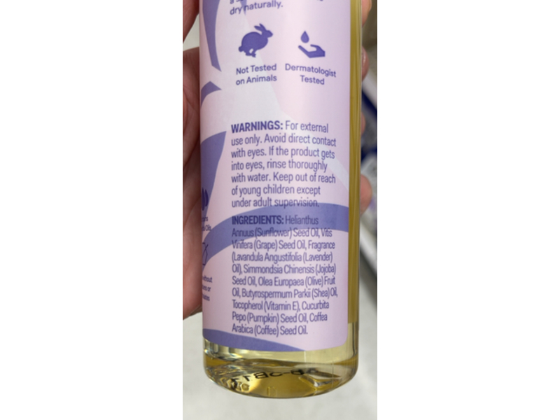 Up & Up Soothing Moisturizing Bath Oil, Lavender Scent, 8.8 fl oz/260 mL