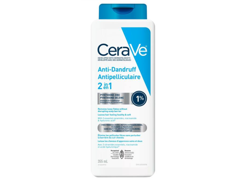 Cerave Anti-Dandruff 2 In 1 Shampoo & Conditioner, 355 mL