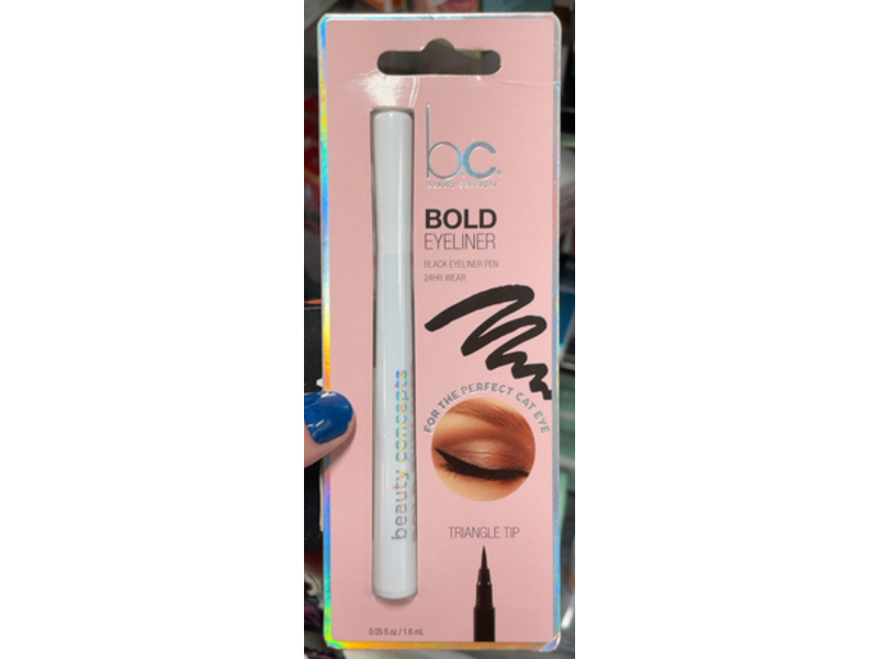 B.C. Beauty Concepts Bold Eyeliner Pen, Black, 0.05 fl oz/1.6 mL