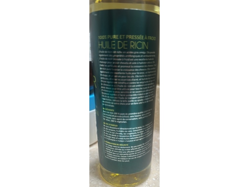 Pursonic Cold Pressed Castor Oil, 16 fl oz/473 mL