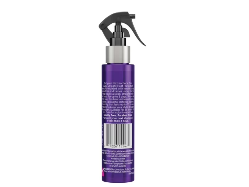 John Frieda Flat Iron Spray, Frizz Ease, 3.5 fl oz/103 mL