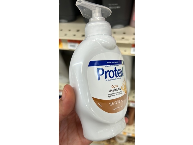 Protex Liquid Hand Soap, Oats + Prebiotic, 7.5 fl oz/221 mL