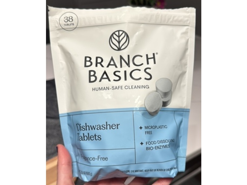 Branch Basics Dishawsher Tables, Fragrance Free, 18.8 oz/532 g, 38 Count