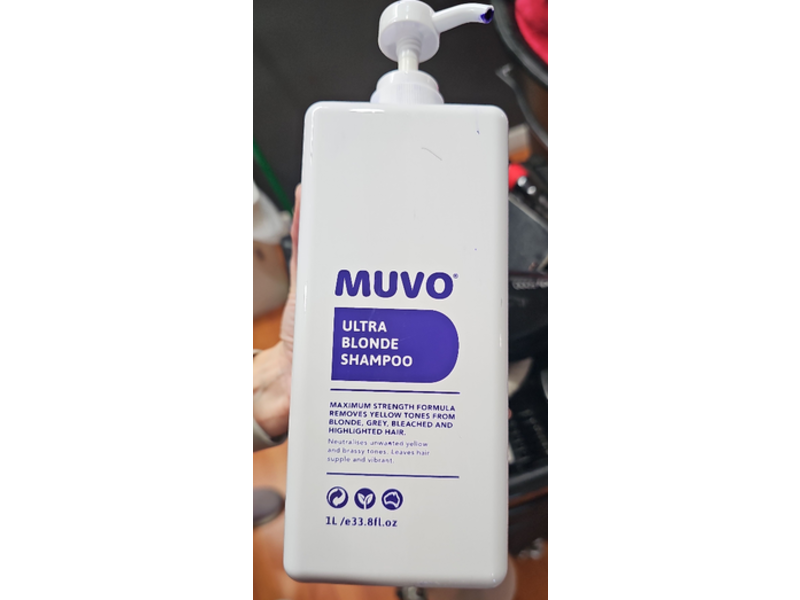 Muvo Ultra Blonde Shampoo, 33.8 fl oz/ 1L