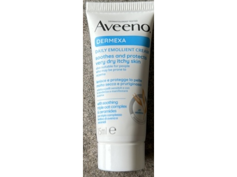 Aveeno Dermexa Daily Emollient Cream, 15 mL