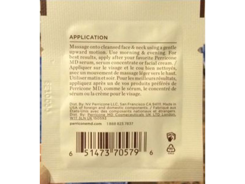 Perricone Md High Potency Classic Face Finishing & Firming Moisturizer, 0.07 fl oz/2 mL