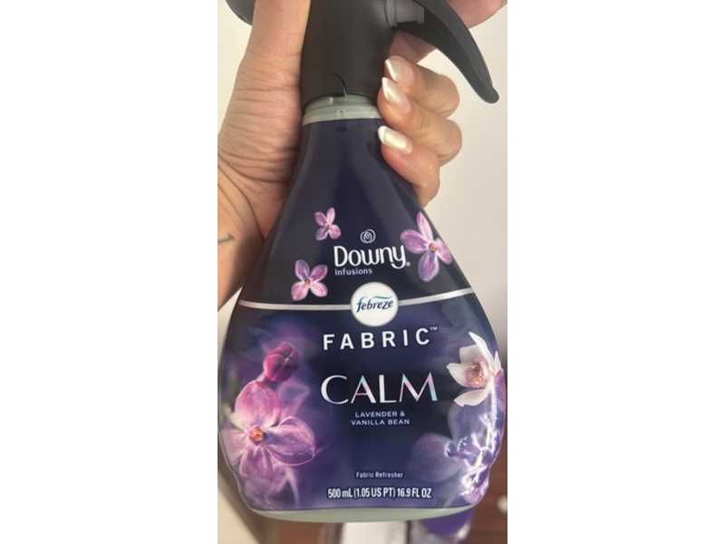 Febreze Fabric Calm Fabric Refresher Spray, Lavender & Vanilla Bean, 16.9 fl oz/500 mL, Pack Of 2