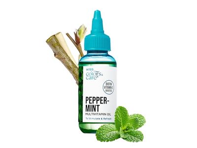 Kiss Colors & Care Peppermint Multivitamin Oil, 1 fl oz/30 mL