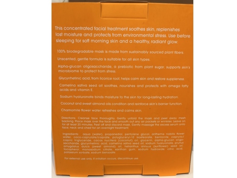 Lather Radiant Recovery Sheet Mask, 0.68 fl oz/20 mL, 5 Count