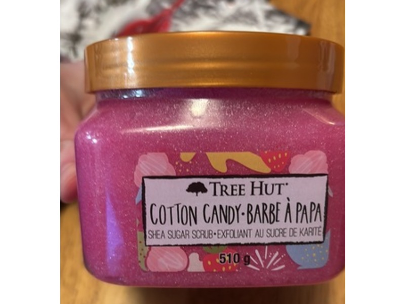 Tree Hut Shea Sugar Scrub, Cotton Candy, 18 oz/510 g
