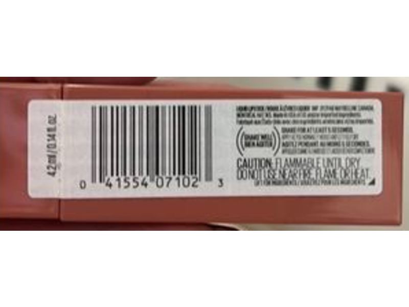 Maybelline Super Stay Vinyl Ink Liquid Lipstick , 35 Cheeky, 0.14 fl oz