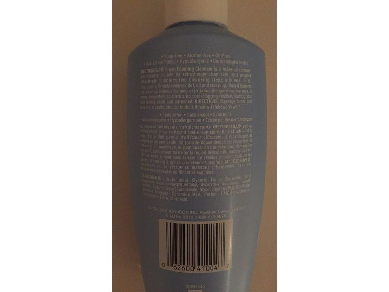 Neutrogena Fresh Foaming Cleanser, 200 mL