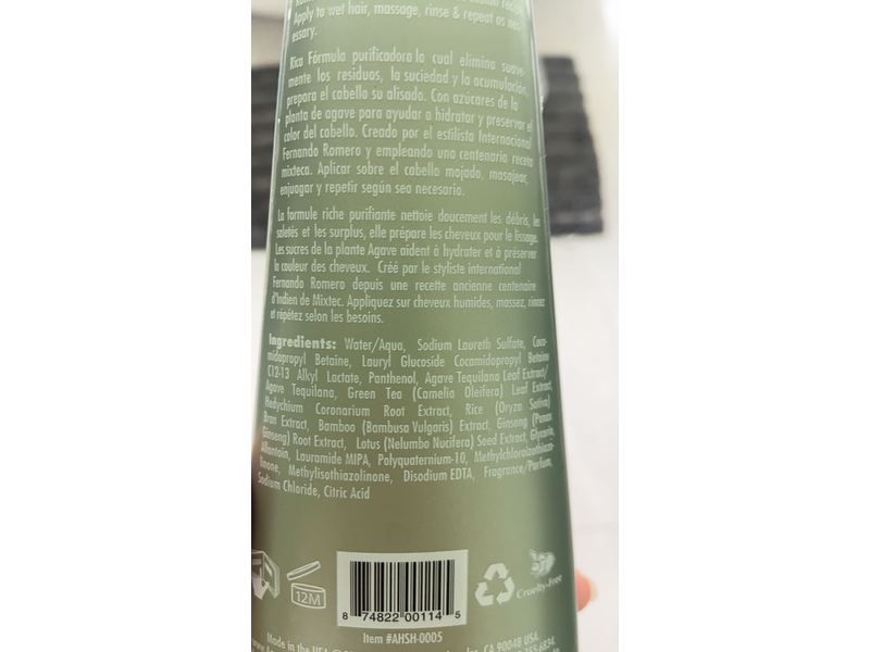 Agave Healing Oil Clarifying Shampoo, 8.5 fl oz/250 mL