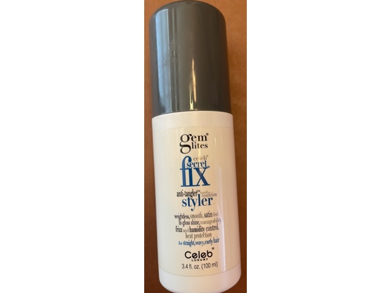 Celeb Luxury Gem Lites Secret Fix Anti-Tangler Styler, 3.4 fl oz/100 mL