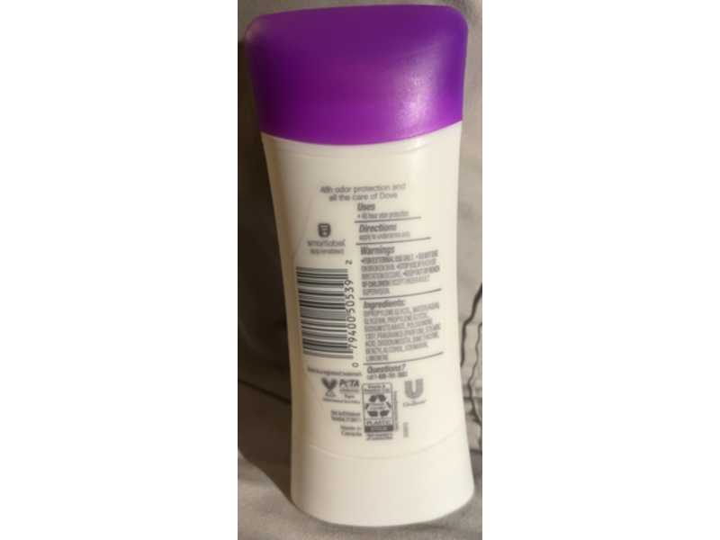 Dove Teens Deodorant, Vanilla Cupcake, 2.6 oz/74 g