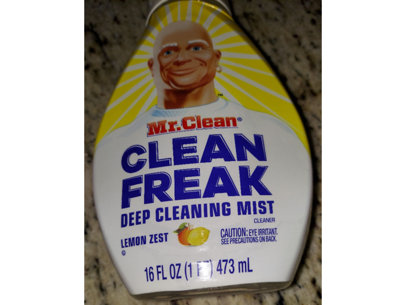 Mr. Clean Clean Freak Deep Cleaning Mist, Lemon Zest, 16 fl oz/473 mL