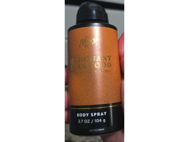 Bath & Body Works Men's Body Spray, Mahogany Teakwood, 3.7 oz/104 g