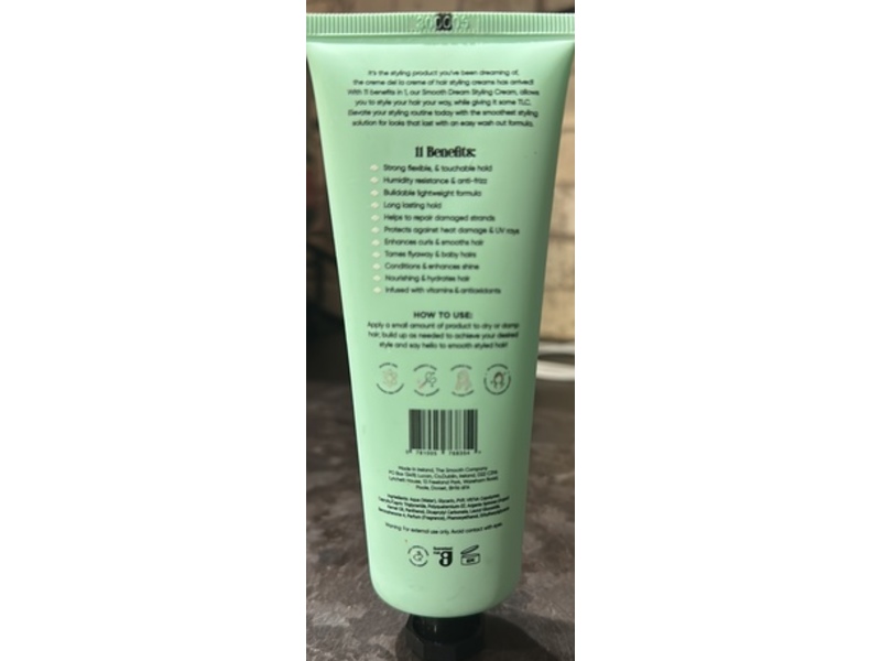 The Smooth Company Smooth Dream 11 in 1 Nourishing Hair Style Cream, Vitamin B5 & Argan Oil, 3.38 fl oz/100 mL