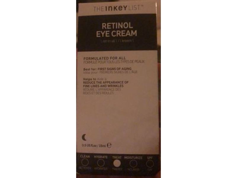 The Inkey List Retinol Eye Cream, 0.5 fl oz/15 mL